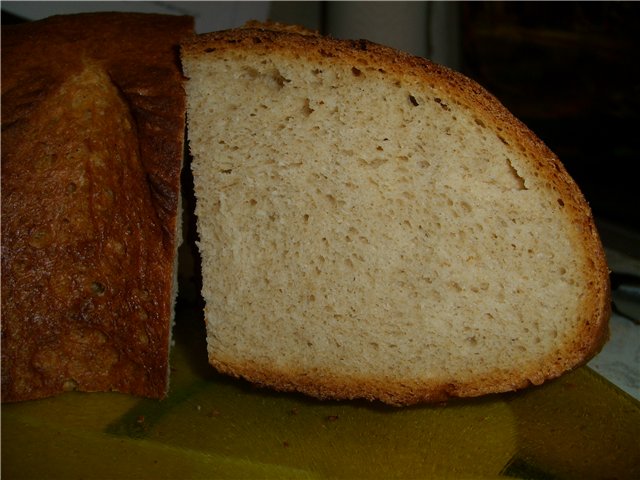 Pan de trigo y centeno para principiantes (en el horno)