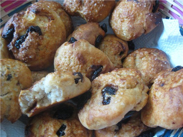 עוגיות טורטיות טורקיות עם צימוקים