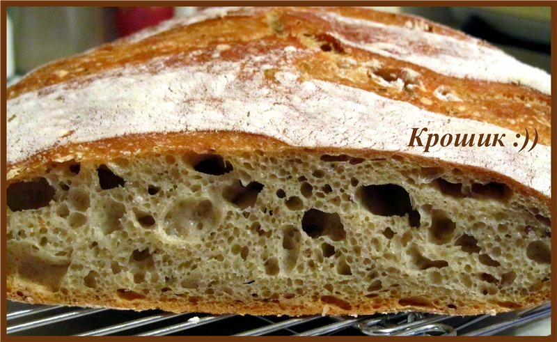 Eastern European wheat-rye potato bread in 5 minutes a day