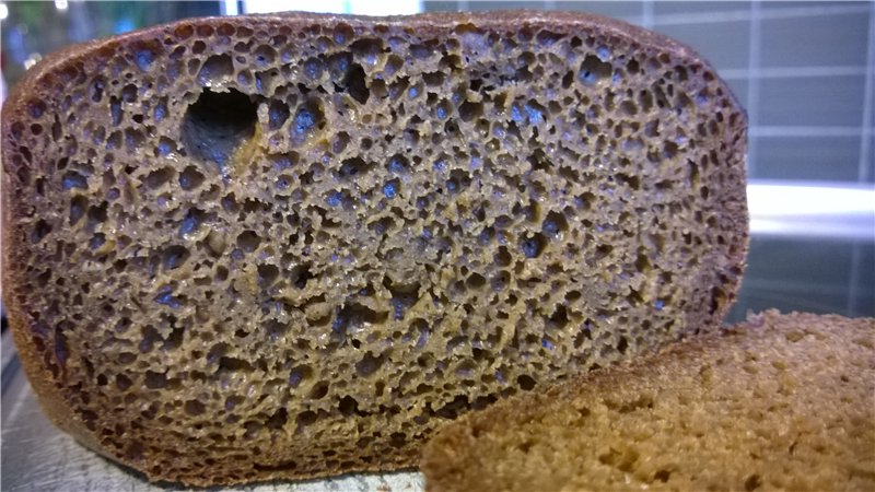 לחם שיפון מחמצת 100%, מה רע?