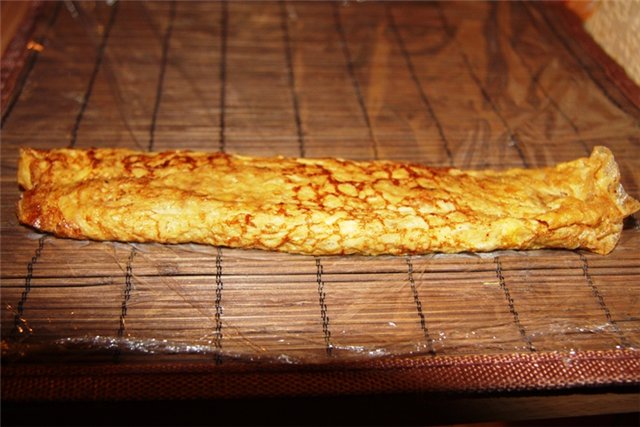 Tamago - Japanese omelet for rolls (master class)