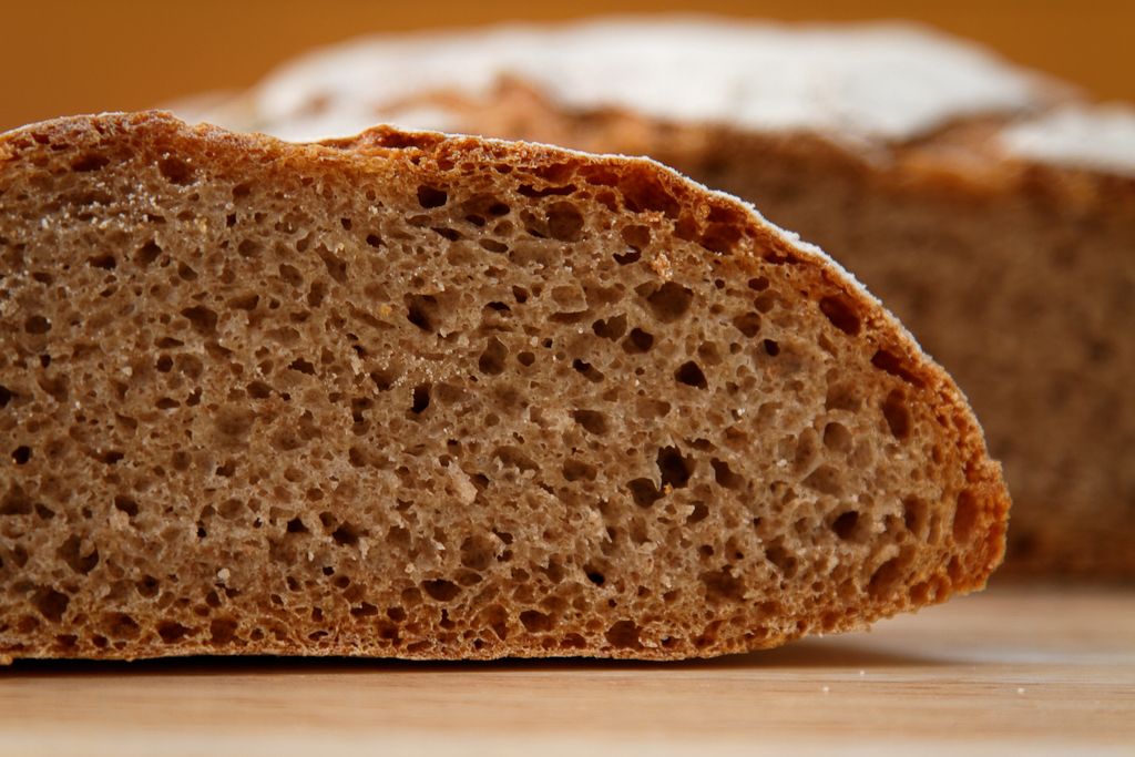 Pan de centeno-trigo oscuro en bolsa grande (horno)