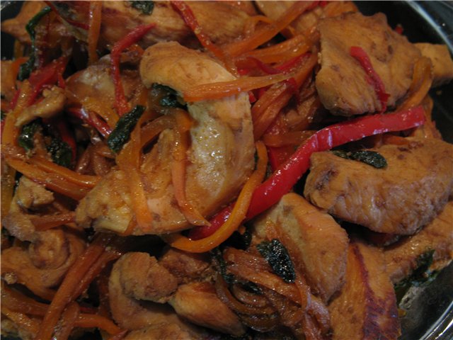 Chicken in Chinese