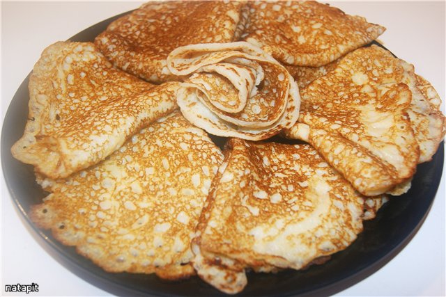 Potato thin pancakes