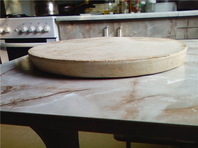Stone (plate) for baking bread