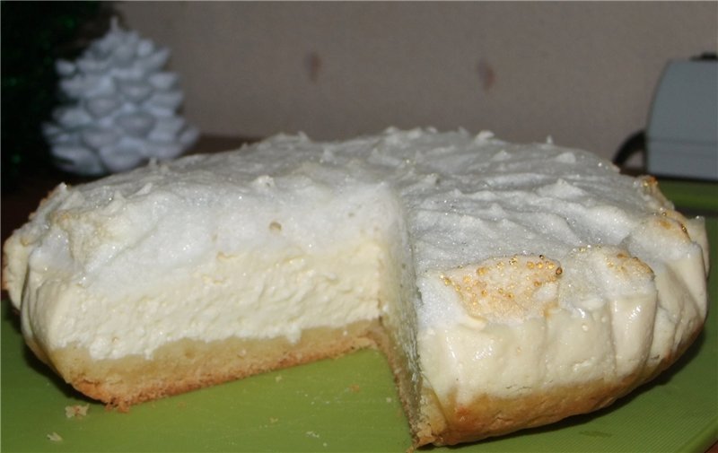 פשטידת גבינת קוטג 'עם מרנג דמעות של מלאך (מותג מולטי-קוקר 37501)