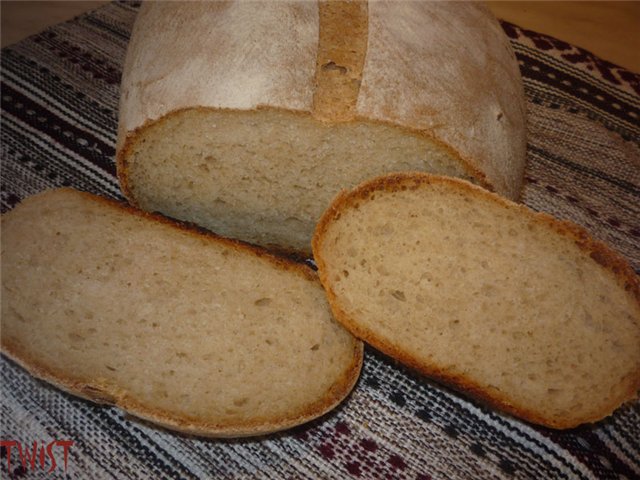 Wheat-rye bread for beginners (in the oven)