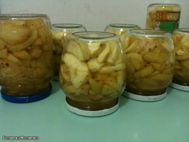 Apple filling for pies