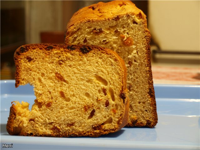 Curd loaf in a bread maker