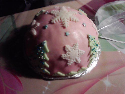 English christmas cupcake