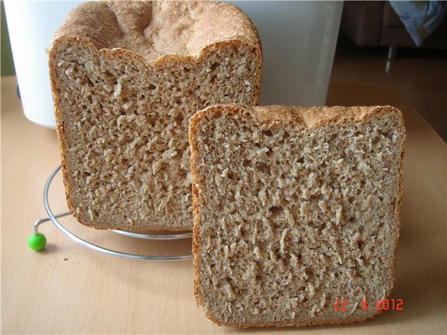 الخبز والحبوب الكاملة