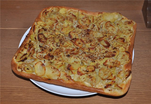 Aardappelpizza van Jim Leahy