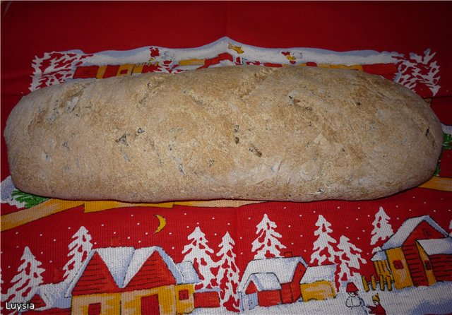 Bread with seaweed by R. Bertine (oven)