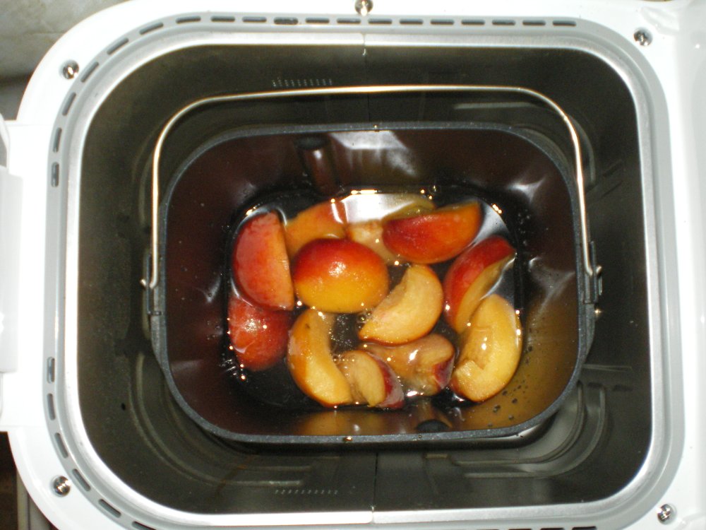 Peaches in syrup in Panasonic SD-2501 bread maker