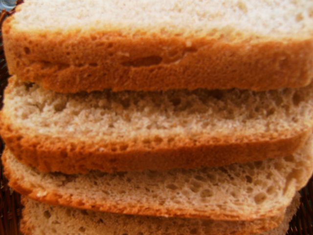 Tarwe toastbrood (broodbakmachine)