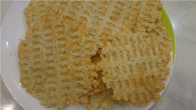 Crispy cheese biscuits 2 (for waffle maker)