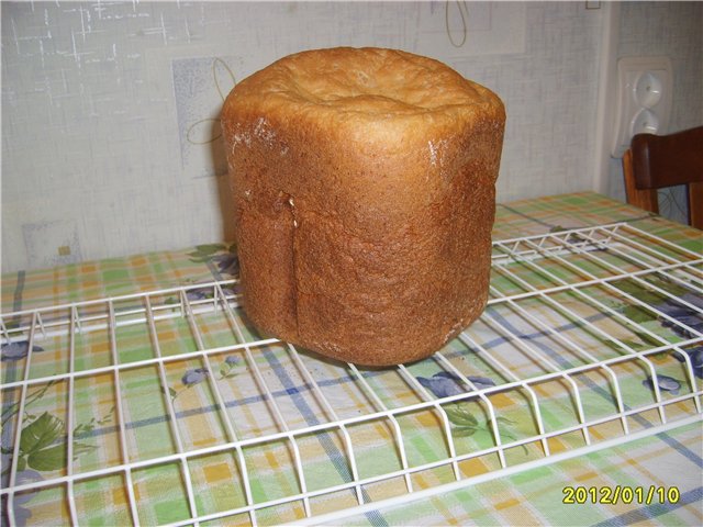 Egész lisztből készült egészségügyi kenyér