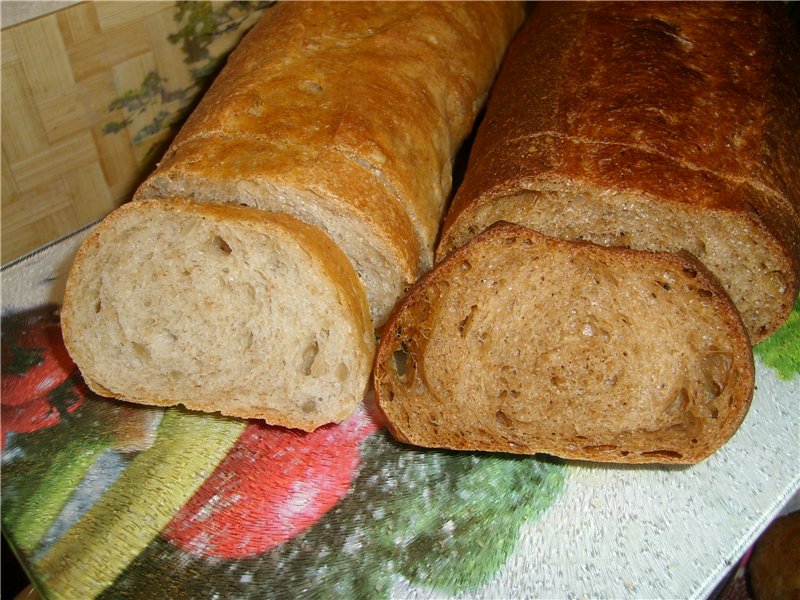 Pan de campo con salvado (al horno)