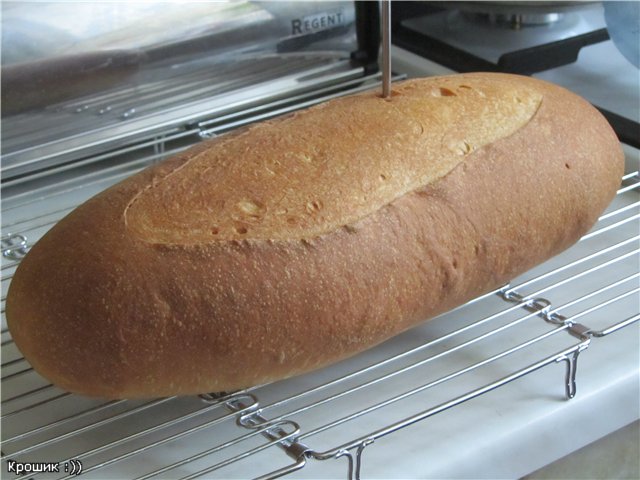 לחם בצק איטלקי בתנור