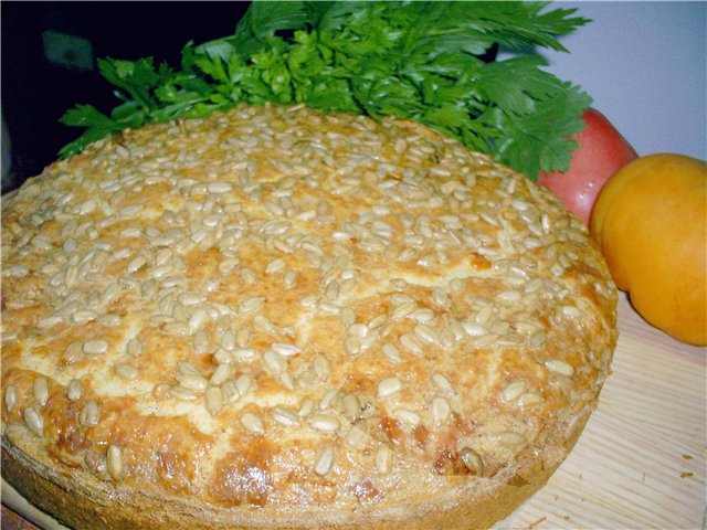 Cheese pie with eggplant (Balkan)