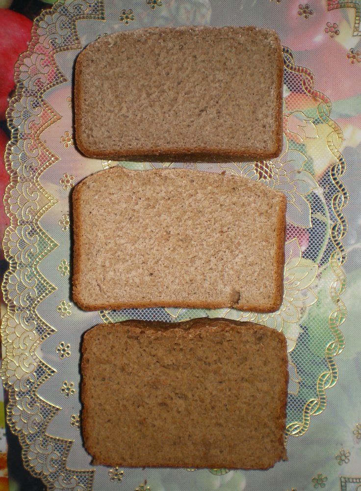 Panasonic SD-2501. Rye-wheat bread with kvass.