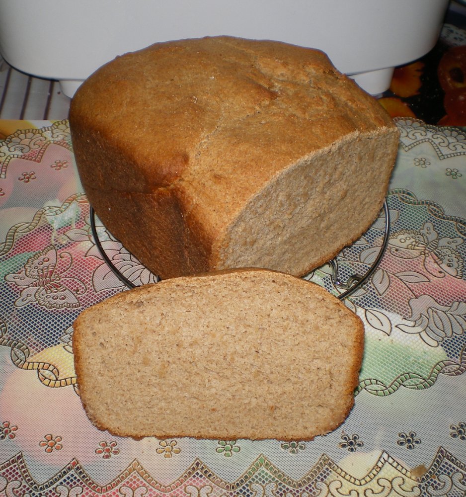 Panasonic SD-2501. Rye-wheat bread with milk.