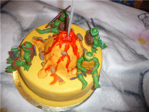 Ciasta z Wojownicze Żółwie Ninja