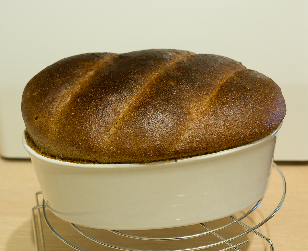 Pane di segale e grano con lievito naturale Per tutti i giorni