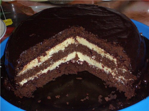 עוגת ספוג שוקולד-סלק (סיר לחץ 5050 מותג)