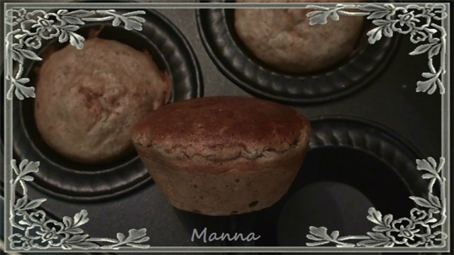 Banán-zab rozs muffin