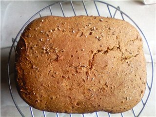 Pan de trigo-centeno 50x50 con levadura viva (panificadora)