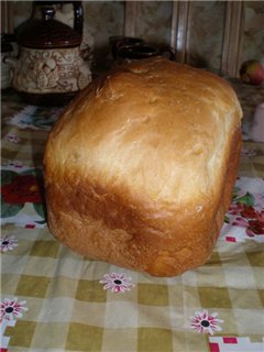 خبز كريما حامض خثاري سريع في صانع الخبز