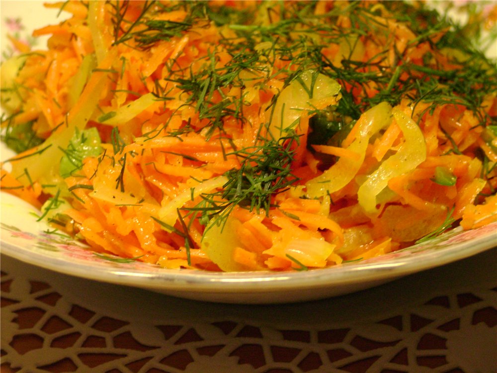 Zanahorias coreanas