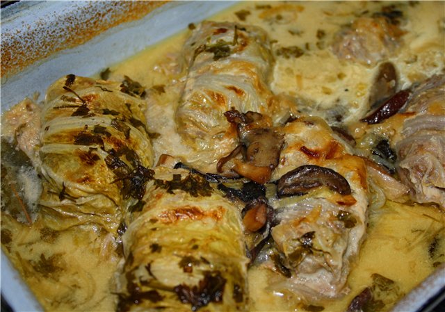 Meat cabbage rolls