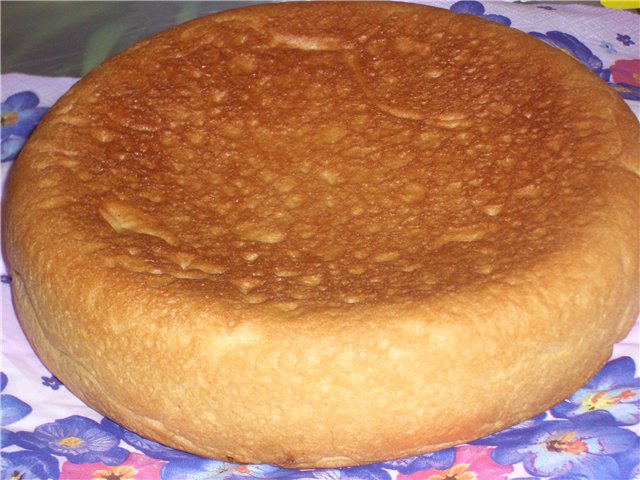 Gistdeeg voor taarten (kneden in een broodmachine)