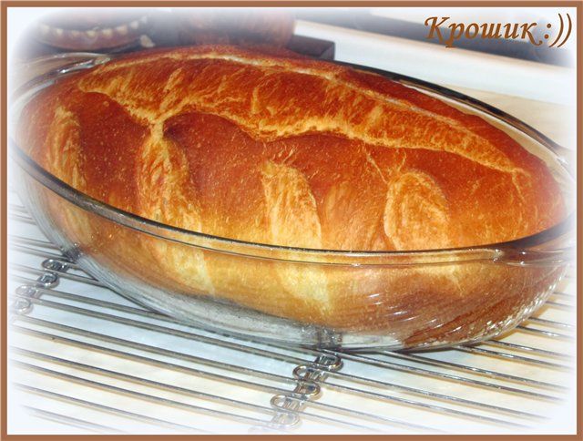 Chleb sezamowy w piekarniku