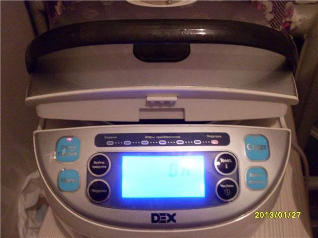 Multicooker Dex DMC-60 (ביקורות ודיונים)