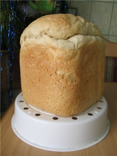 Cold dough wheat bread (bread maker)