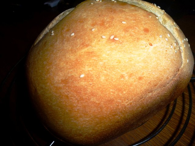 Programozza a fehér kenyér expressz -2 és expressz 750 g - 8 és 1000 g - 9 adagokat.
