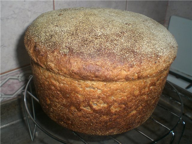 Wheat-buckwheat bread Healthy