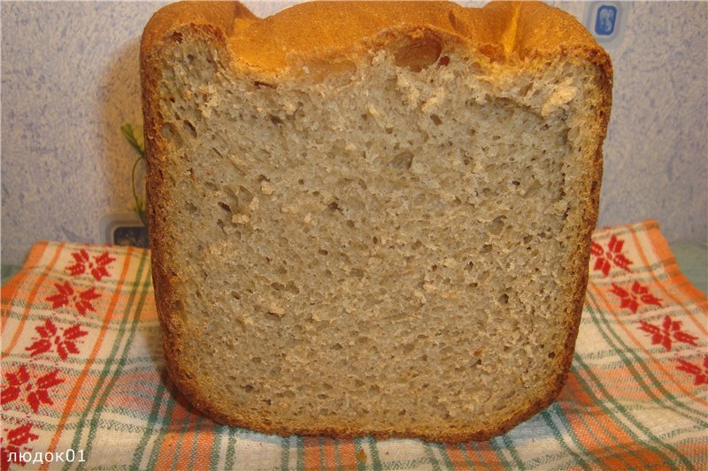Stolichny wheat-rye bread (bread maker)