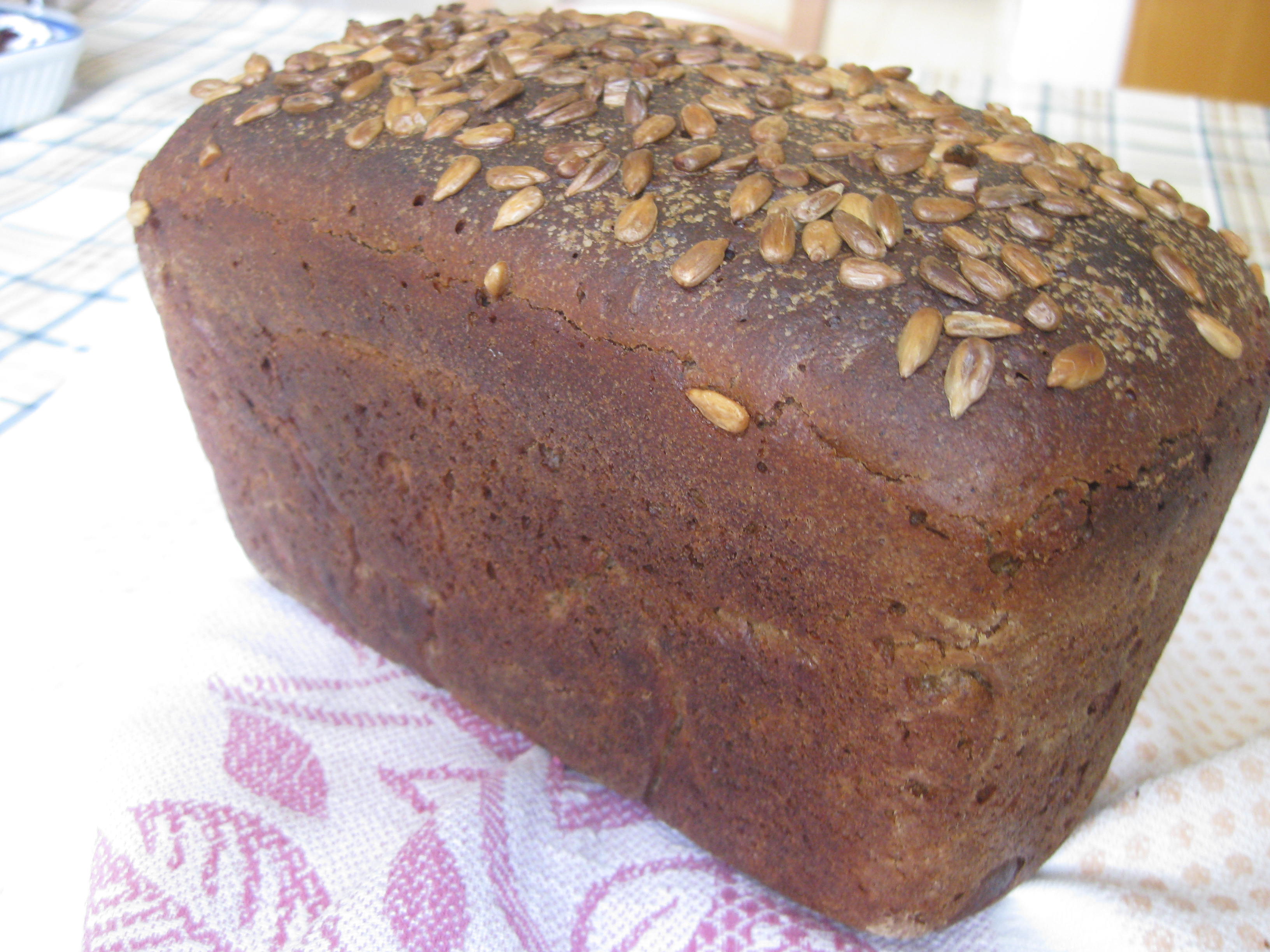 Žitno-pšeničný chléb založený na ruštině