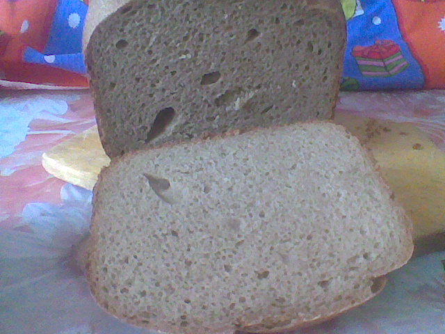 باناسونيك SD-2501. خبز القمح الجاودار.
