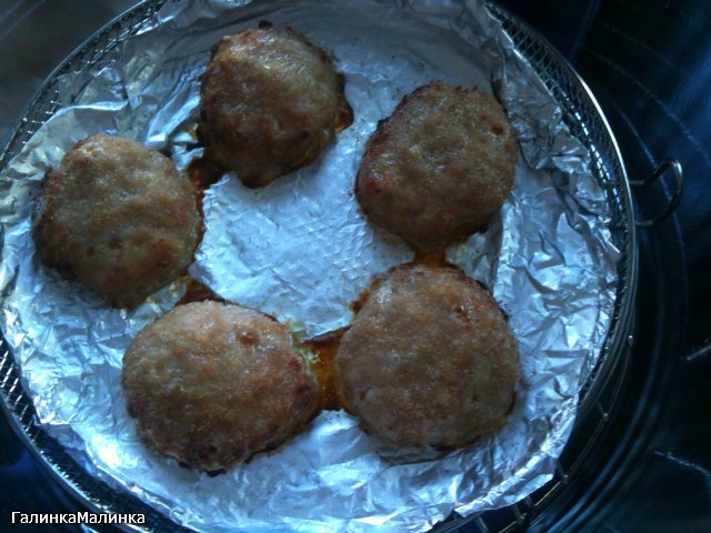 Vegetable and meat puffed cutlets