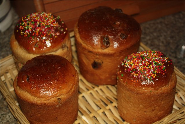 Jerusalem Easter cake (recipe for bread maker)