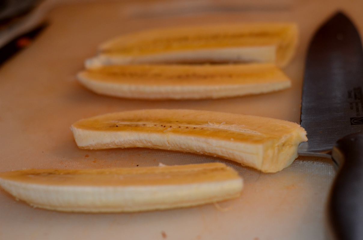 Dessert Banane in pastella