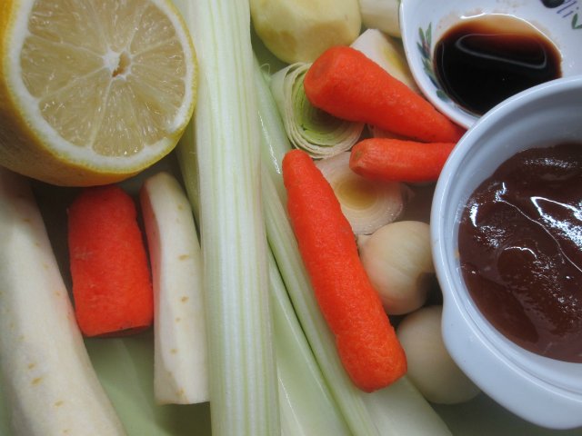 Verduras al horno con miel
