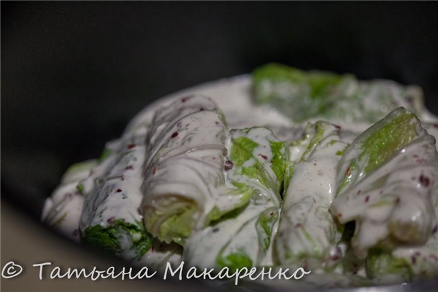 Peking cabbage mini cabbage rolls with Dolmer in a Steba pressure cooker