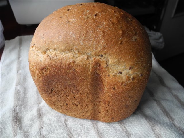 Chleb pszenno-żytni Len i mleko