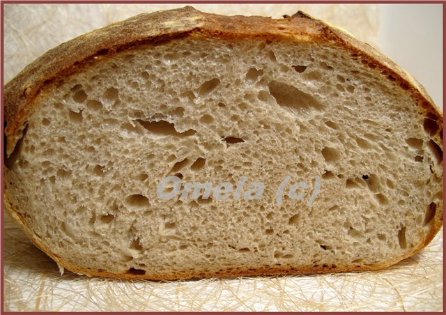خبز القمح والعجين المخمر